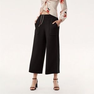 Black wide leg Wilfred trousers #67396 - size M